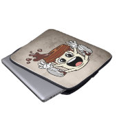 Kaffee Lover Hoher Kaffee Laptopschutzhülle (Vorne Knopf)