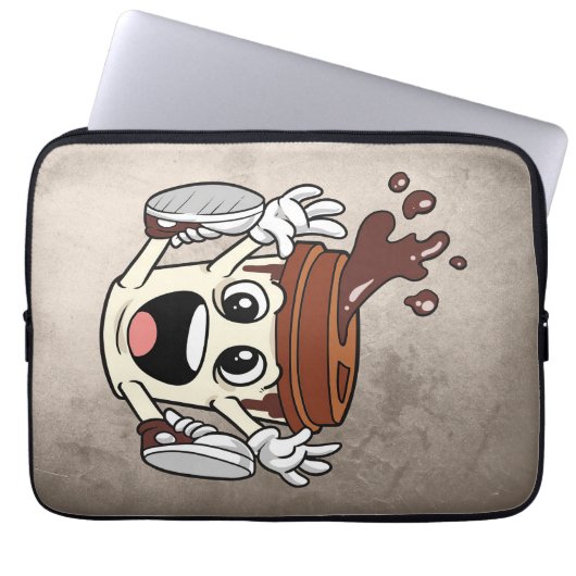 Kaffee Lover Hoher Kaffee Laptopschutzhülle (Vorderseite)