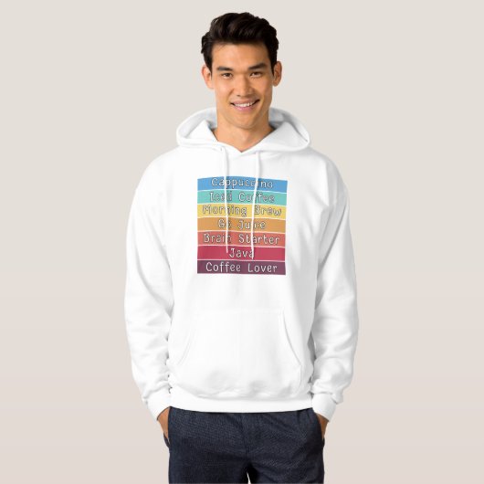 Kaffee Lover Hoodie (Vorne ganz)