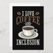 Kaffee Lover I Liebe Kaffee und Inklusive Save The Date (Vorne/Hinten)