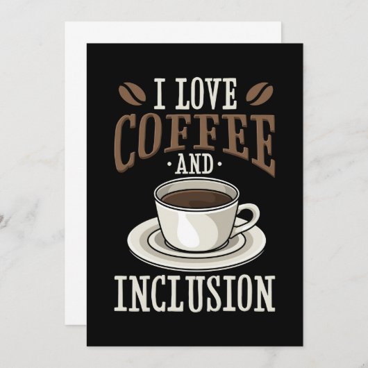 Kaffee Lover I Liebe Kaffee und Inklusive Save The Date (Vorne/Hinten)