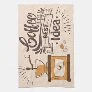 Kaffee Lover ist die beste Idee Geschirrtuch