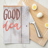 Kaffee Lover ist immer eine gute Idee Geschirrtuch (Viertel Falte)