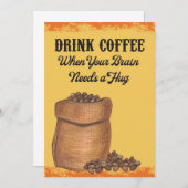 Kaffee Lover Kaffee am Morgen Save The Date (Vorne/Hinten)