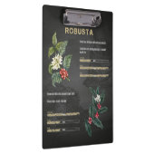 Kaffee Lover Kaffee Arabica Robusta Klemmbrett (Rechts)