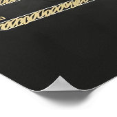 Kaffee Lover Kaffee Arabica Robusta Poster (Ecke)