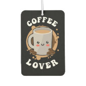 Kaffee Lover Kaffee Cappuccino Lover Autolufterfrischer (Vorderseite)