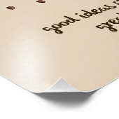 Kaffee Lover Kaffee Fotodruck (Ecke)