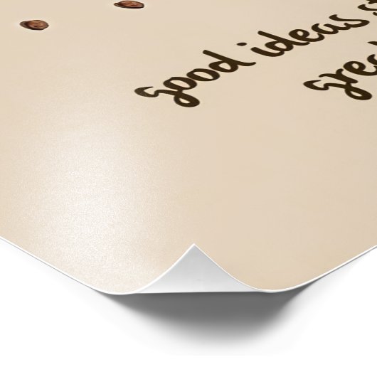 Kaffee Lover Kaffee Fotodruck (Ecke)