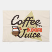Kaffee Lover Kaffee ist flüssige Joy Geschirrtuch (Horizontal)