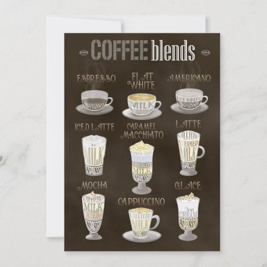 Kaffee-Lover-Kaffee mischt alles Save The Date (Vorderseite)