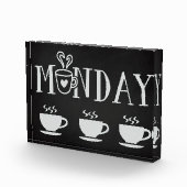 Kaffee Lover Kaffee Montag Tasse Fotoblock (Rechts)