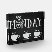 Kaffee Lover Kaffee Montag Tasse Fotoblock (Links)