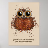 Kaffee Lover Kaffee Poster (Vorne)