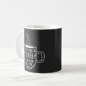 Kaffee Lover, Kaffee und Denken über Sie, lustig Kaffeetasse (Vorderseite Links)