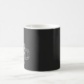 Kaffee Lover, Kaffee und Denken über Sie, lustig Kaffeetasse (Mittel)