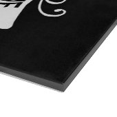 Kaffee Lover Kaffee Zuhause Runs Liebe Schneidebrett (Ecke)