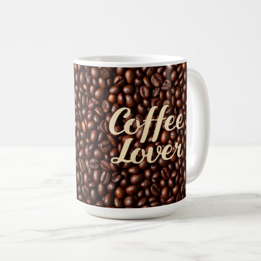 Kaffee Lover Kaffeetasse (VorderseiteRechts)