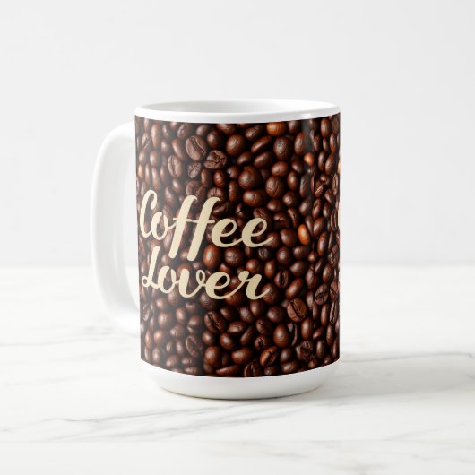 Kaffee Lover Kaffeetasse (Vorderseite Links)