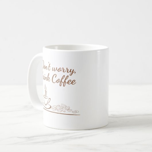 Kaffee Lover Kaffeetasse (Vorderseite Links)
