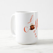 Kaffee Lover Kaffeetasse (Vorderseite Links)