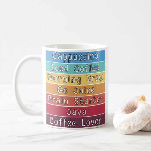 Kaffee Lover Kaffeetasse (Mit Donut)