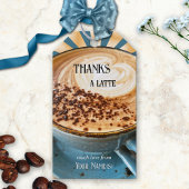 Kaffee Lover Latte Vielen Dank Geschenkanhänger