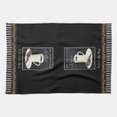 Kaffee Lover Latte Watercolor Schokolade Küche Handtuch (Horizontal)