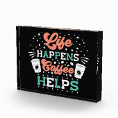 Kaffee Lover Life: Kaffee hilft Fotoblock (Rechts)