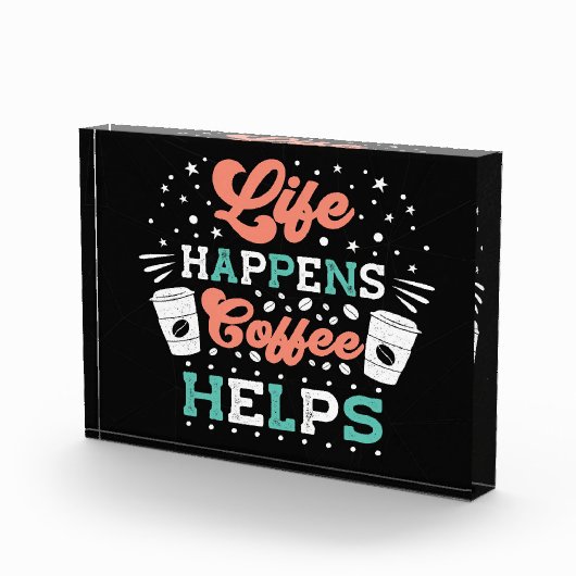 Kaffee Lover Life: Kaffee hilft Fotoblock (Rechts)