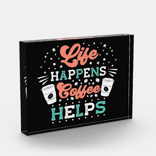 Kaffee Lover Life: Kaffee hilft Fotoblock (Links)