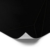 Kaffee Lover Life: Kaffee hilft Poster (Ecke)