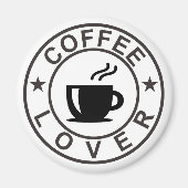 Kaffee Lover Magnet (Vorne)