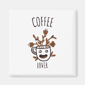 Kaffee Lover Magnet (Vorne)