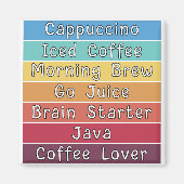 Kaffee Lover Magnet (Vorne)