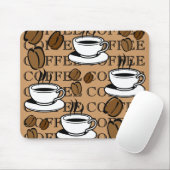 Kaffee Lover Mousepad (Mit Mouse)