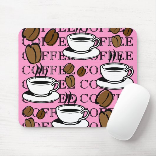 Kaffee Lover Mousepad (Mit Mouse)