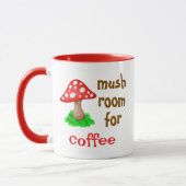 Kaffee Lover Niedlich Fall Forest Funny Mushroom Tasse (Links)
