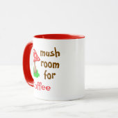 Kaffee Lover Niedlich Fall Forest Funny Mushroom Tasse (Vorderseite Links)