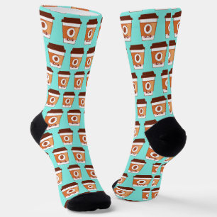 Kaffee Lover Paper Cup Einzigartig Socken