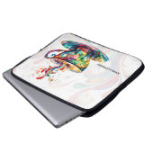 Kaffee Lover Personalisiert Laptopschutzhülle (Vorne Knopf)