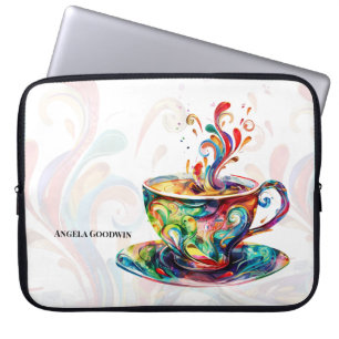 Kaffee Lover Personalisiert Laptopschutzhülle