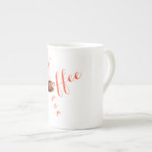 Kaffee Lover Porzellantasse (Vorderseite Rechts)