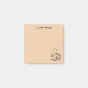 Kaffee Lover Post-it Klebezettel