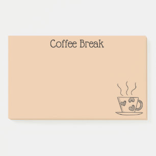 Kaffee Lover Post-it Klebezettel