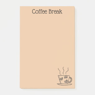 Kaffee Lover Post-it Klebezettel