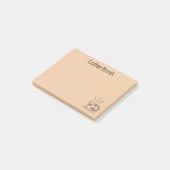 Kaffee Lover Post-it Klebezettel (angewinkelt)