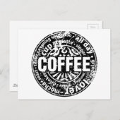 Kaffee Lover Postkarte (Vorne/Hinten)