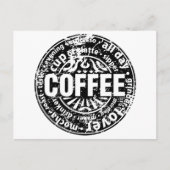 Kaffee Lover Postkarte (Vorderseite)