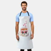 Kaffee Lover Schürze (Getragen)